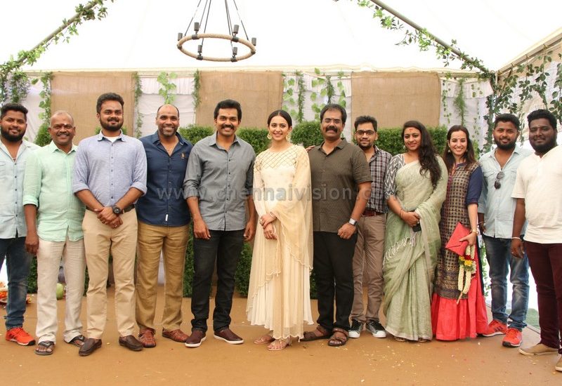 KARTHI-17 Tamil Movie Pooja Photos