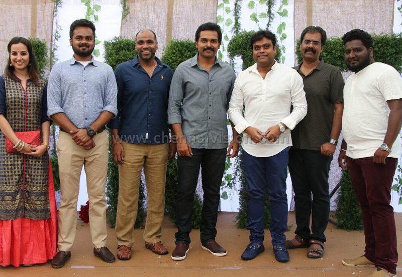 KARTHI-17 Tamil Movie Pooja Photos