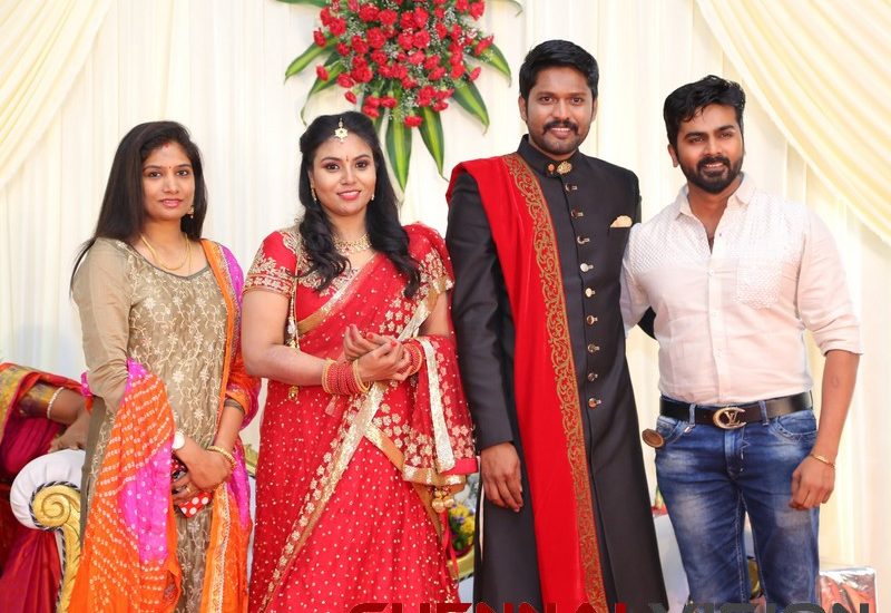 Actor Soundararaja - Tamanna Wedding Reception Stills