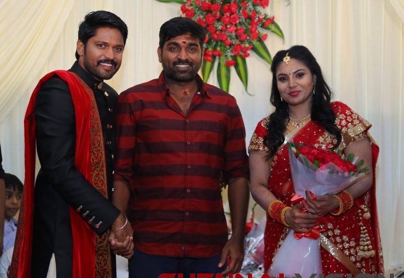 Actor Soundararaja - Tamanna Wedding Reception Stills