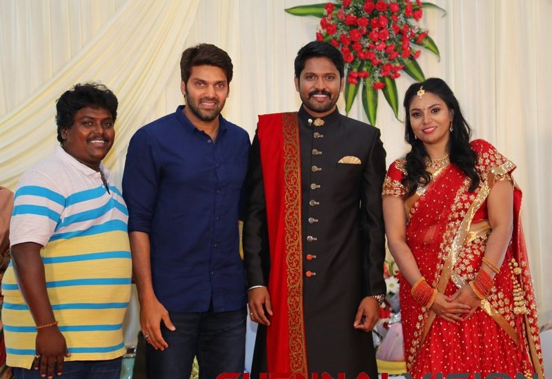 Actor Soundararaja - Tamanna Wedding Reception Stills