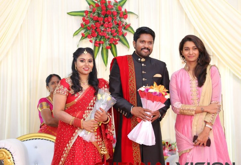 Actor Soundararaja - Tamanna Wedding Reception Stills