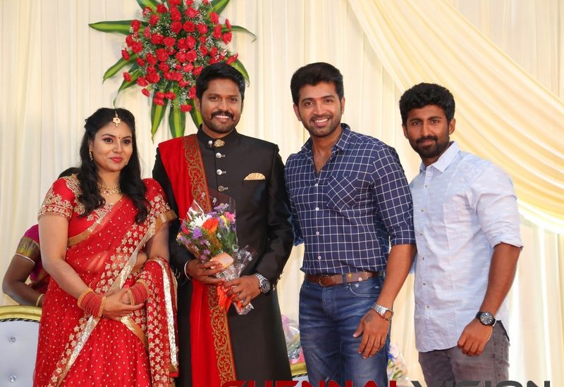 Actor Soundararaja - Tamanna Wedding Reception Stills