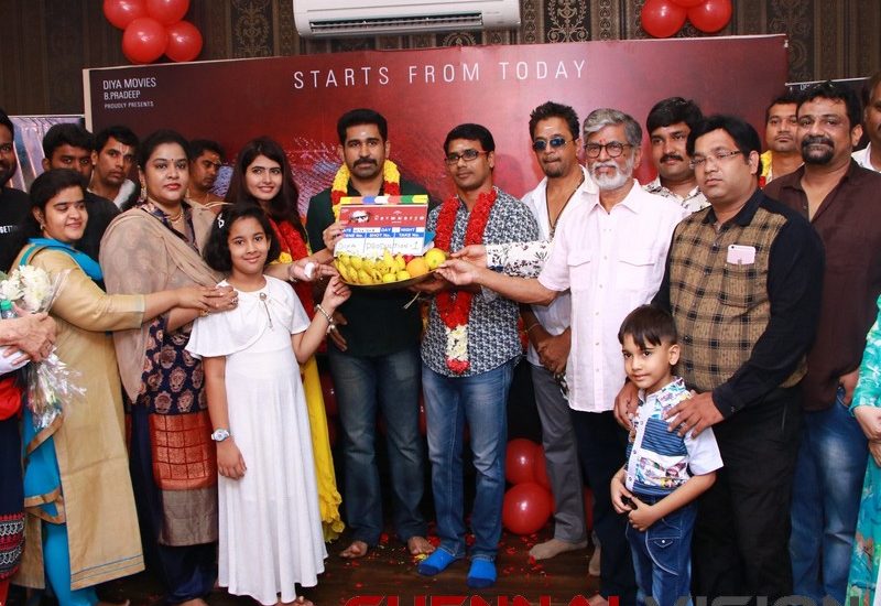 Kolaigaran Tamil Movie Pooja Stills