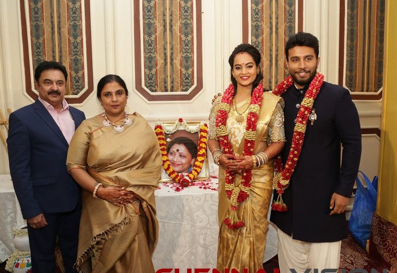 Actress Suja Varunee Wedding Reception Photos 1