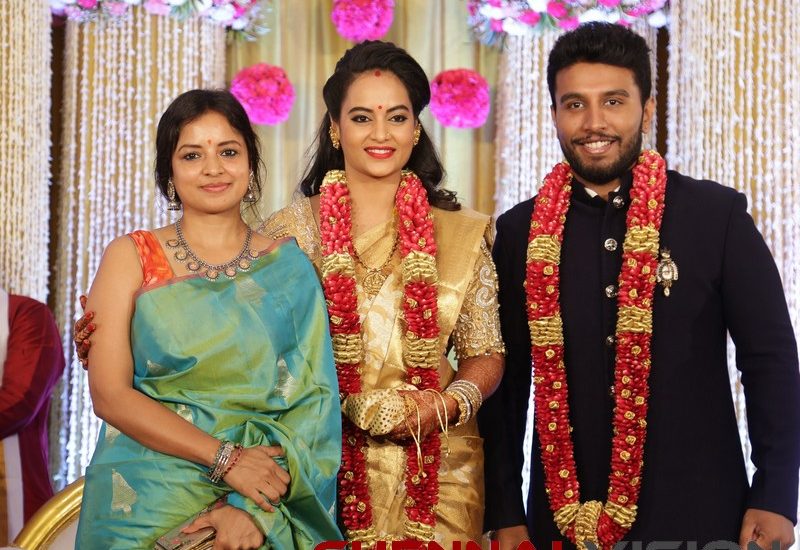 Actress Suja Varunee Wedding Reception Photos 10