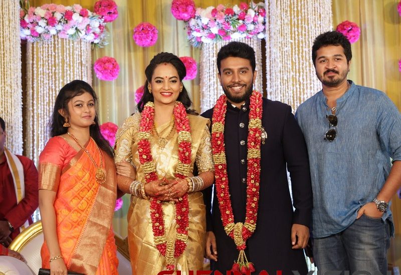 Actress Suja Varunee Wedding Reception Photos 13