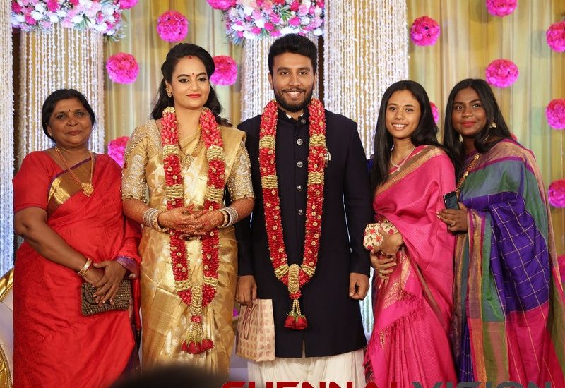 Actress Suja Varunee Wedding Reception Photos 14