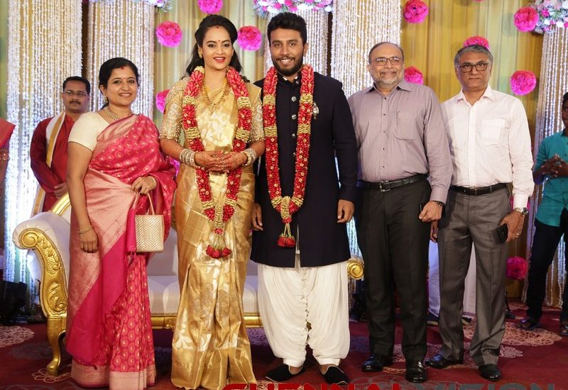 Actress Suja Varunee Wedding Reception Photos 15