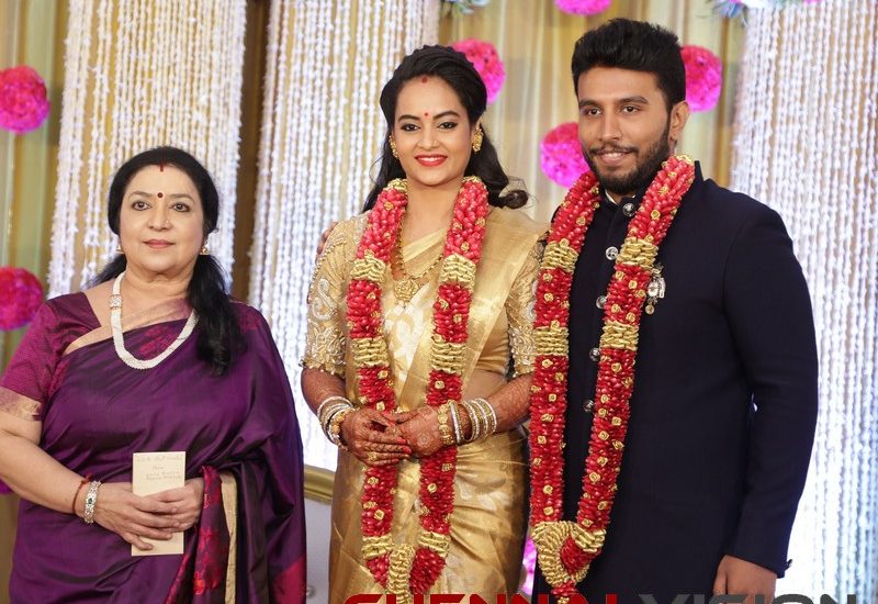 Actress Suja Varunee Wedding Reception Photos 2