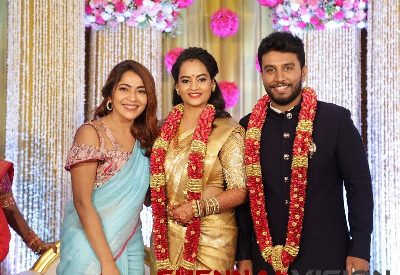 Actress Suja Varunee Wedding Reception Photos 22