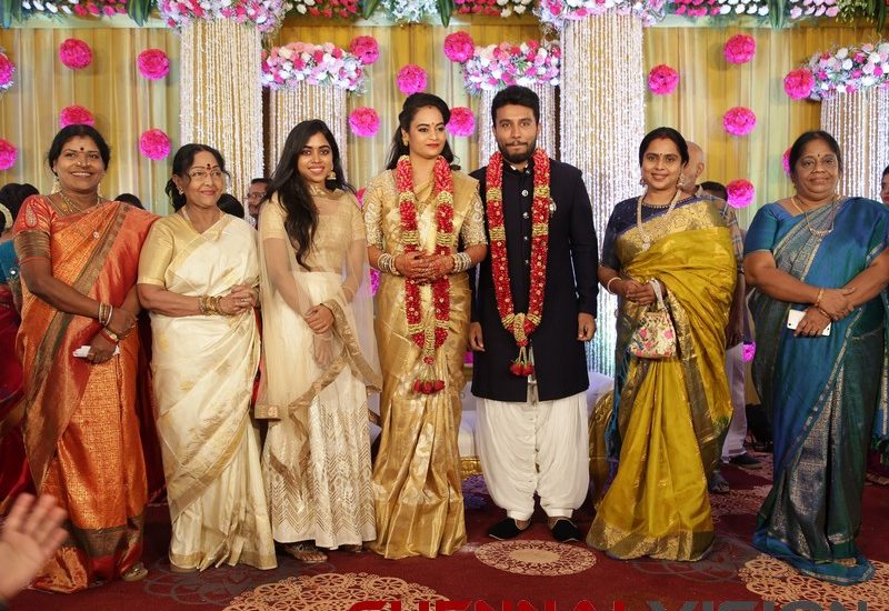 Actress Suja Varunee Wedding Reception Photos 3