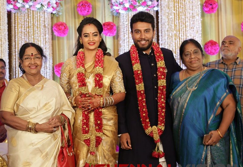 Actress Suja Varunee Wedding Reception Photos 4