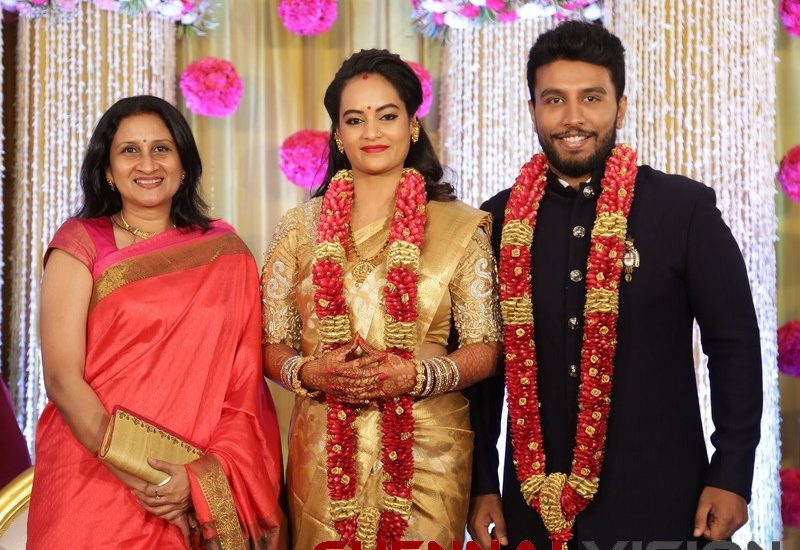 Actress Suja Varunee Wedding Reception Photos 7