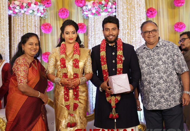 Actress Suja Varunee Wedding Reception Photos 8