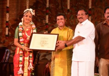 Abyukta Manikandan presented her Bharathanatya Arangetram