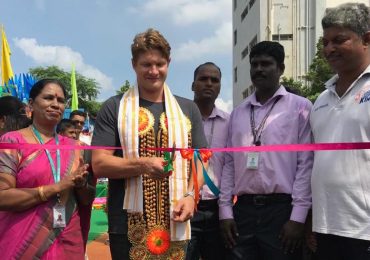 CSK STAR SHANE WATSON FELICITATEDVELAMMAL’S SPORTS ACHIEVERS