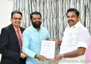The Honourable CM of Tamil Nadu, Eddappadi Palzanichami congratulated Director Vasanth S Sai