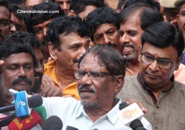 Director Bharathiraja at Prasad Studios Photos