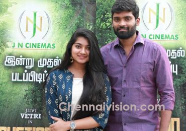 ‘ஜீவி’ புகழ் வெற்றி நாயகனாக நடிக்கும் புதிய படத்தின் படப்பிடிப்பு பூஜையுடன் துவங்கியது