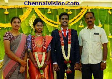 Female lead of ‘Meendum Oru Mariyaadhai’ Nakshathra reception photos
