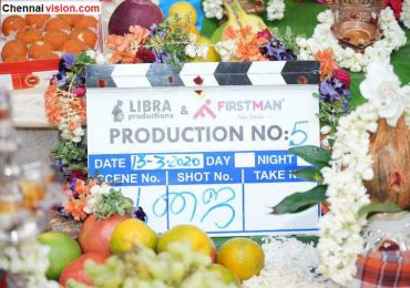 Pooja stills of Libra Productions Srijar Directorial K.Bhagyaraj,Shanthnu, Athulya Starring Untitled film