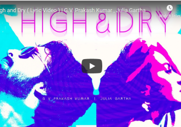 The first International English single of Actor G V Prakash! 