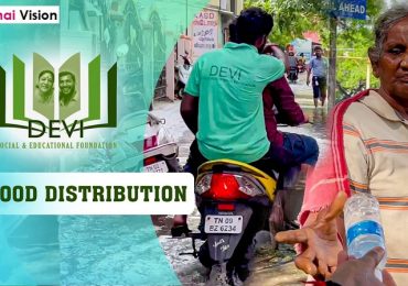 Devi Foundation volunteers distributed food packages to the poor and needy around the flood affected areas. 