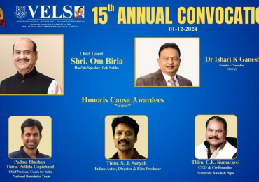 VELS 15th ANNUAL CONVOCATION VIDEO