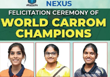 Velammal Nexus Honoring the World Carrom Champions Event photos