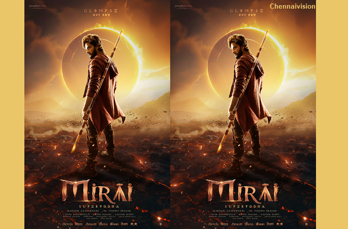 Super Hero Teja Sajja, Karthik Gattamneni, TG Vishwa Prasad, People Media Factory’s Super Yodha Film Titled Mirai, Glimpse Offers Goosebumps, Theatrical Release on 18th April, 2025 In 3D