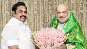 AIADMK General Secretary Edappadi K Palaniswami meets Union Home Minister Amit Shah