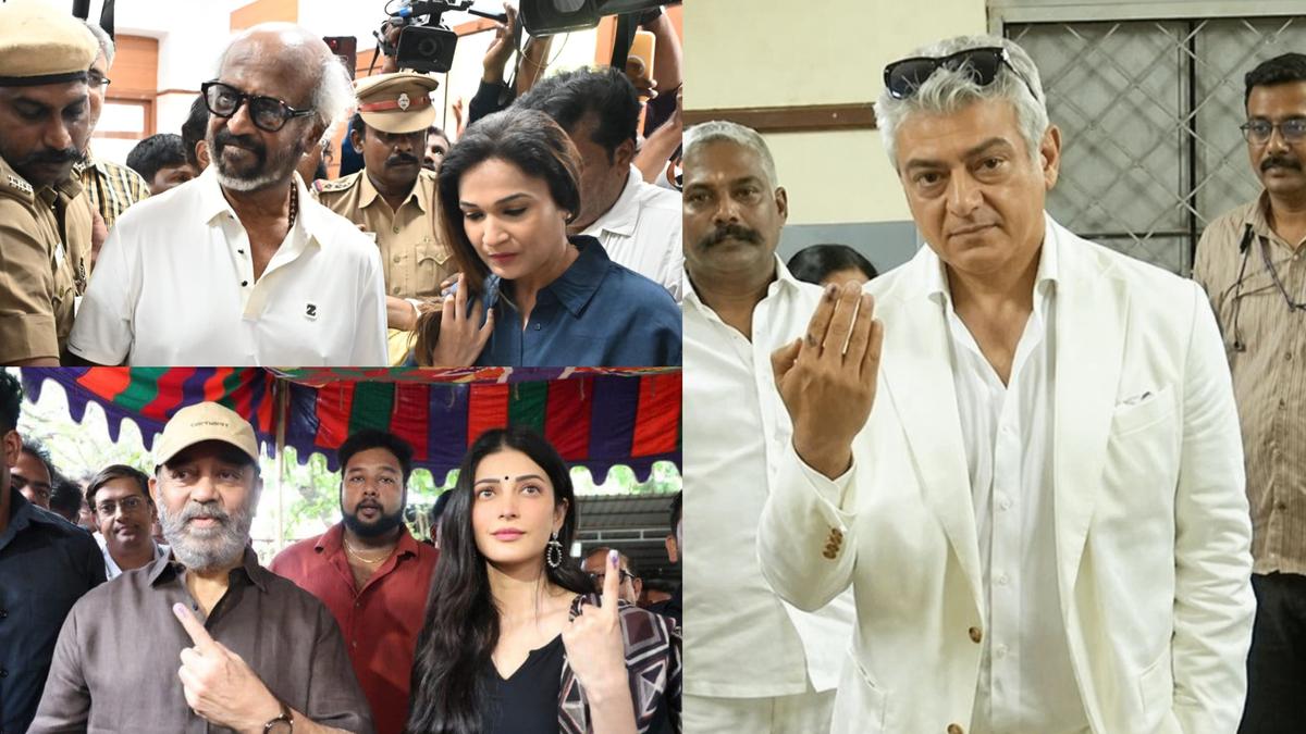 Tamil Nadu Elections 2026: Kollywood stars cast their votes