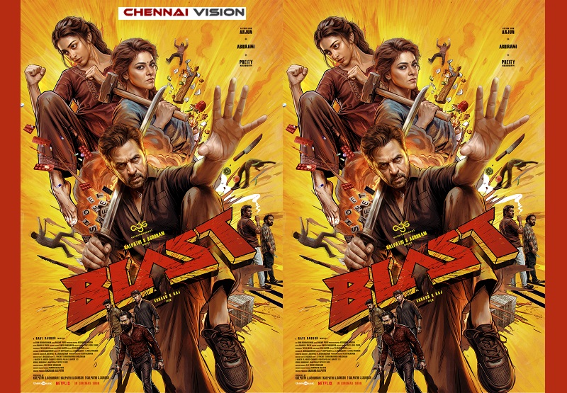 AGS Entertainment’s Kalpathi S. Aghoram, Kalpathi S. Ganesh and Kalpathi S. Suresh produce ‘Blast’, a family action thriller directed by Subash K Raj with Arjun, Abhirami and Preithy Mukundhan in lead roles