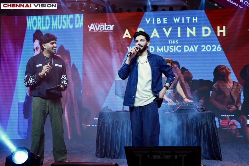 Over 15,000 Fans Celebrate Rockstar Anirudh at Vibe With Aravind on World Music Day