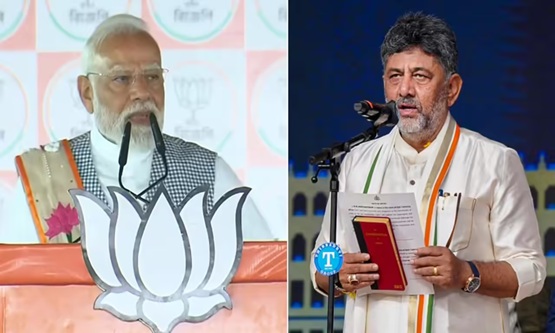 D.K. Shivakumar assumes office as Karnataka Chief Minister in Rahul Gandhi, Siddaramaiah’s presence; PM Modi greets