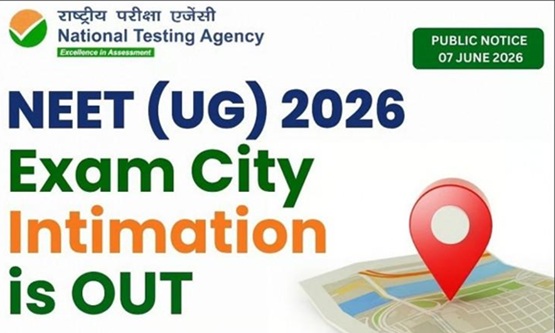 NTA releases NEET-UG 2026 re-exam city intimation slips ahead of June 21 test
