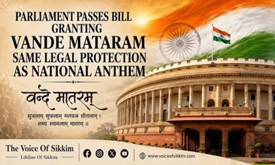 Parliament passes Bill granting Vande Mataram same status as National Anthem