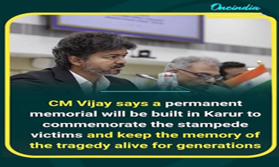 Vijay reviews Karur stampede site, seeks accountability and announces memorial