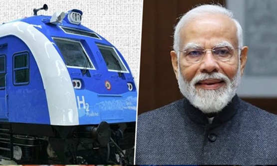 PM Modi to flag off India’s first hydrogen-powered train on July 17