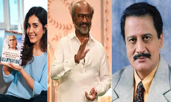 Rajinikanth gifts spiritual book to Raashii Khanna,  extends financial support to Mohan Sharma