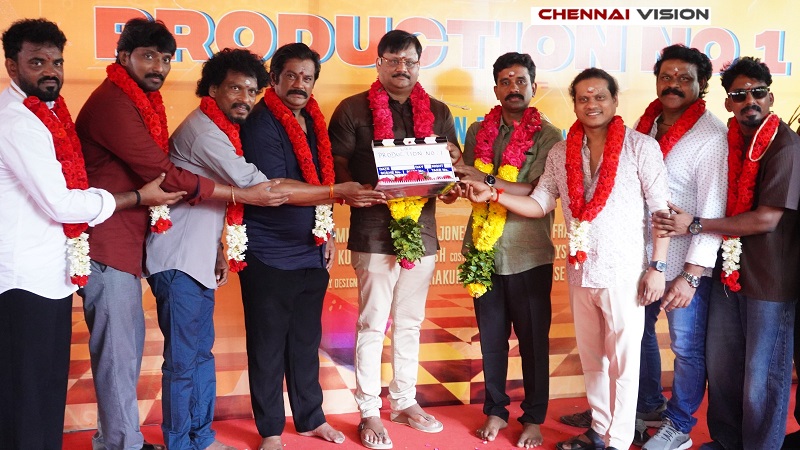 ‘யுனிவர்ஸ் ஸ்டார் ஸ்டுடியோஸ்’ தயாரிப்பில் உருவாகும் முதல் படத்தின் பூஜை விழா கோலாகலமாக நடைபெற்றது