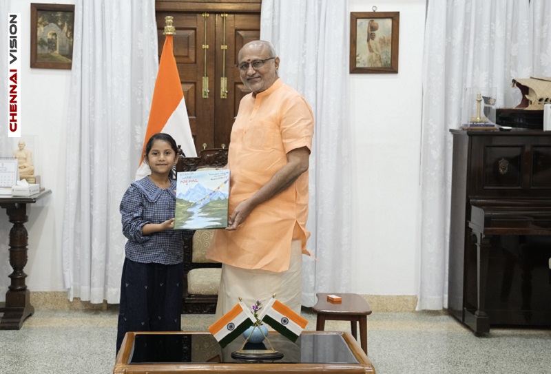 7-year-old Roohi Mohazzab Meets Hon’ble Vice President Of India