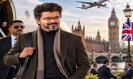 Vijay Heads to UK on First Overseas Visit, Eyes Big-Ticket Investments for Tamil Nadu