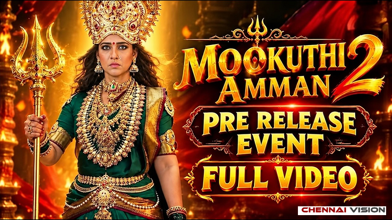 The “Mookuthi Amman 2” Pre-Release Event Video