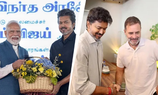Vijay’s political tightrope: Rahul Gandhi over coffee, Modi on the Metro