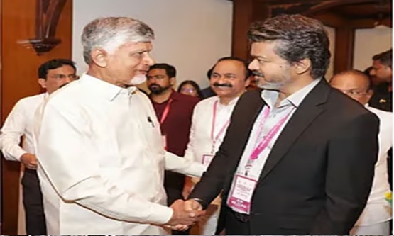Vijay heads to Vijayawada for crucial talks with Chandrababu Naidu on Chennai’s water supply